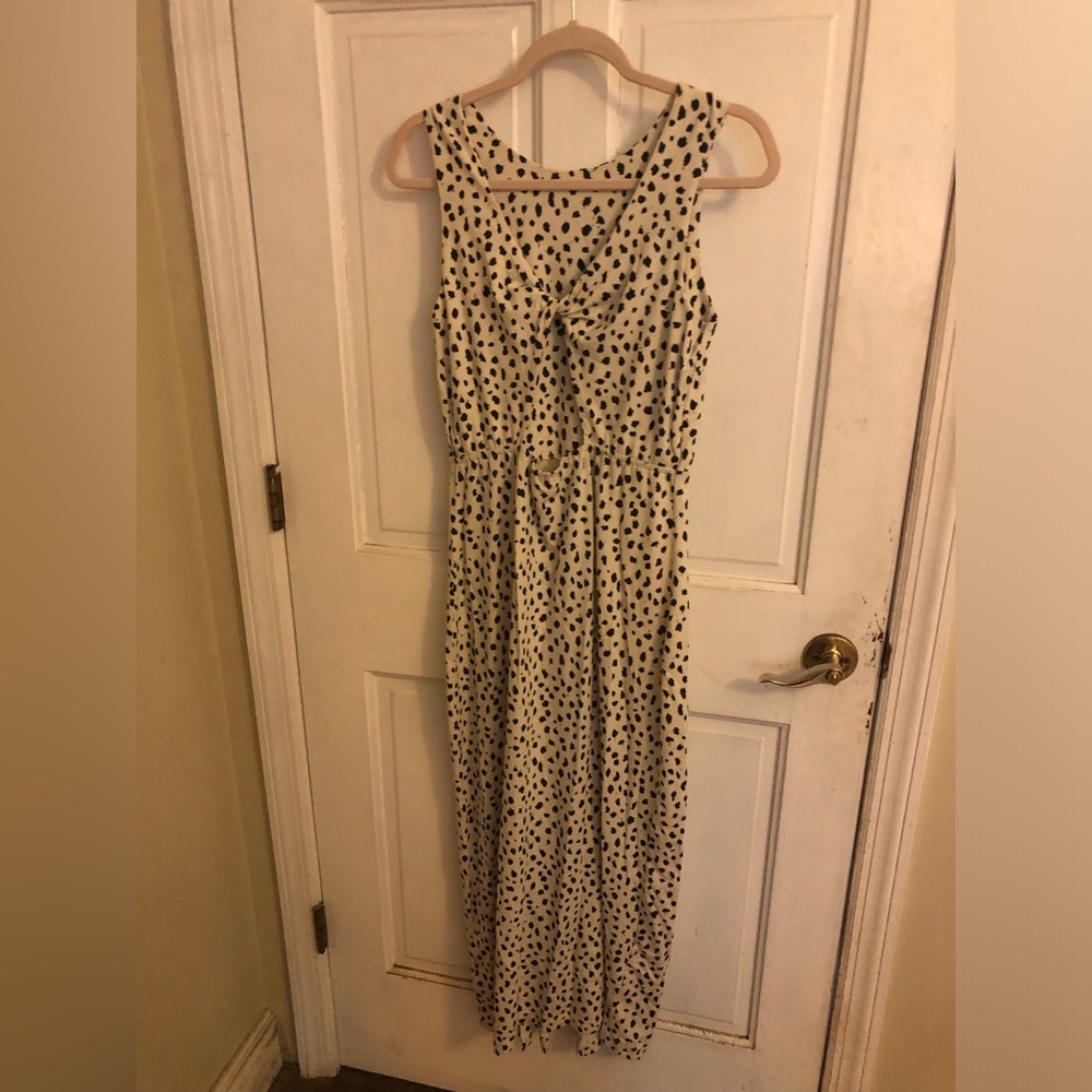 Pact Dress Geometric Splash Pattern in Organic Cotton - Picture 3 of 8